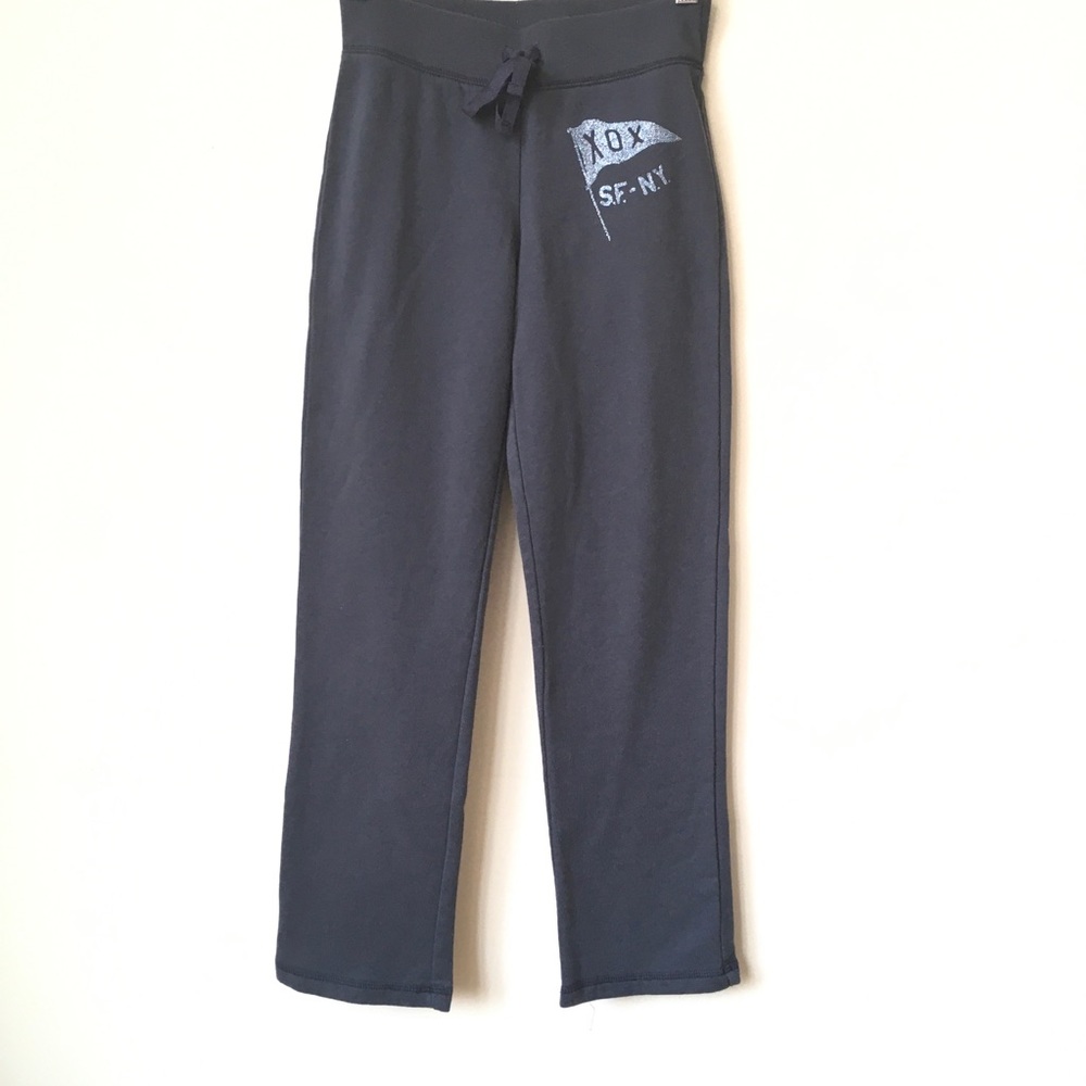 EUC Old Navy Charcoal Gray Long Sweatpants Lounge Athletic Gym Pants Girls Sz 8